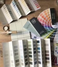 Expert guidance in choosing colors, textures, fabrics, wallpapers, tiles, and furnishings